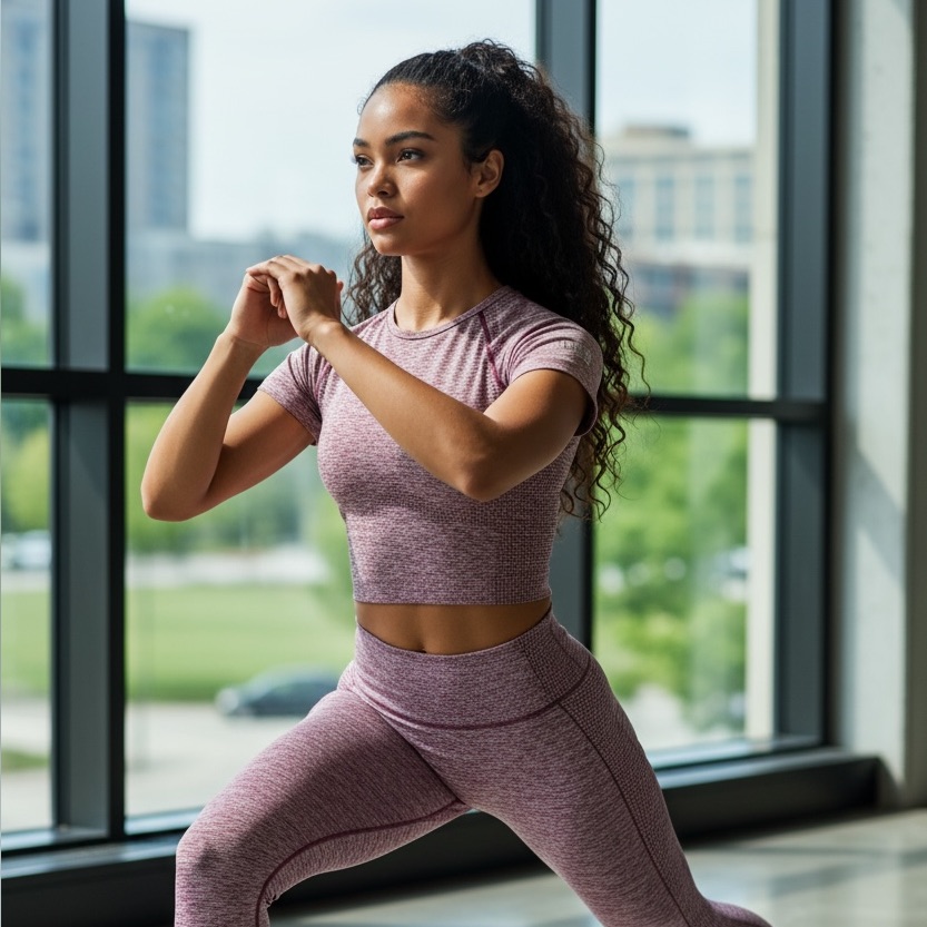 Pink Vs Purple Seamless Tee